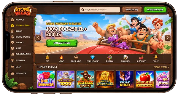 Mobilne kasyno Stonevegas